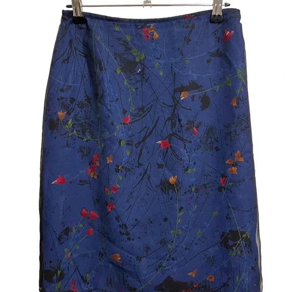 Mixit Vintage 90’s Skirt with sheer Black Overlay - Picture 1 of 4